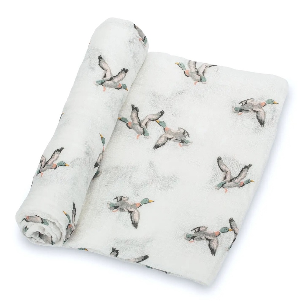 ⭐️ (NEW) Adorable Large Mallard / Duck Baby Swaddle (Breathable Soft Muslin)